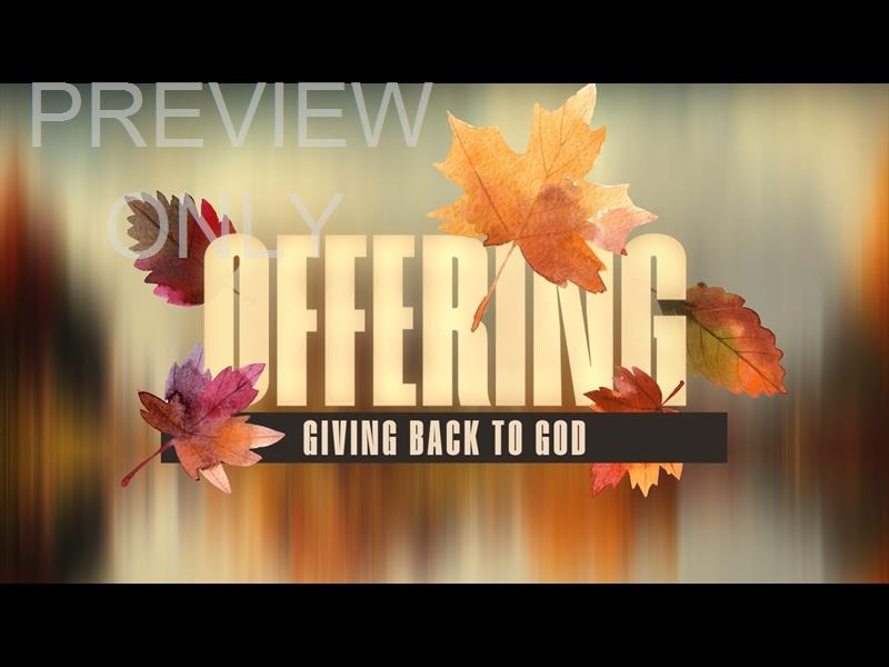 Autumnscape Offering Graphic | Freebridge Media | WorshipHouse Media