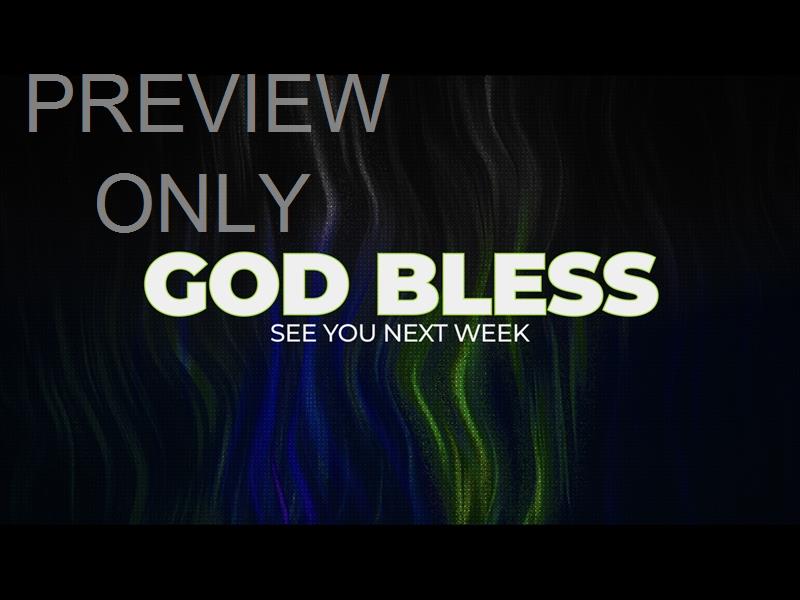 COLORIZATION GOD BLESS GRAPHIC