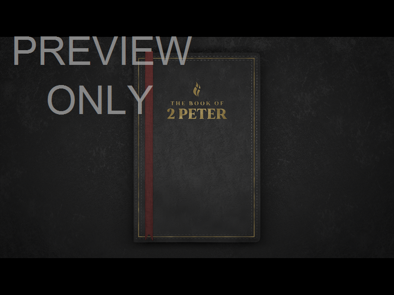 2 PETER - BOOK CENTER BLACK STILL