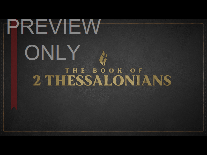 2 THESSALONIANS - BLACK STILL