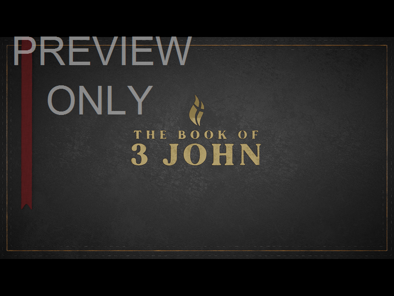3 JOHN - BLACK STILL