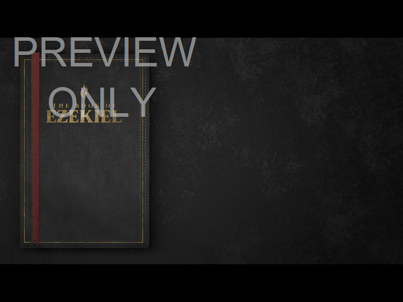 EZEKIEL - BOOK SIDE BLACK STILL