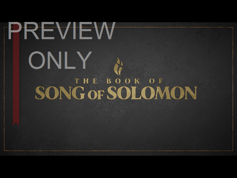 SONG OF SOLOMON - BLACK STILL