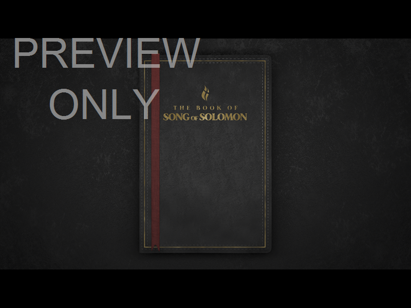 SONG OF SOLOMON - BOOK CENTER BLACK STILL