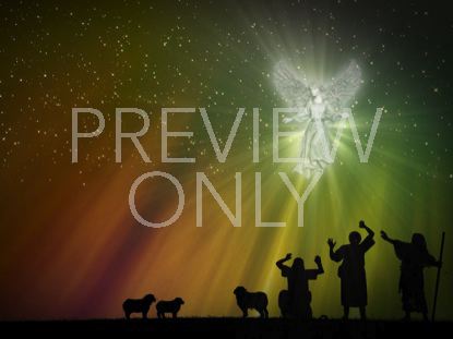 ANGEL APPEARS TO SHEPHERDS