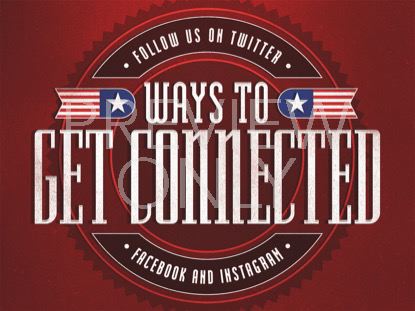 PATRIOTIC BADGE WAYS TO GET CONNECTED