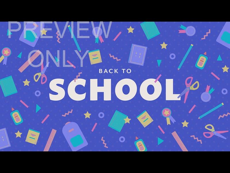 BACK TO SCHOOL STILL