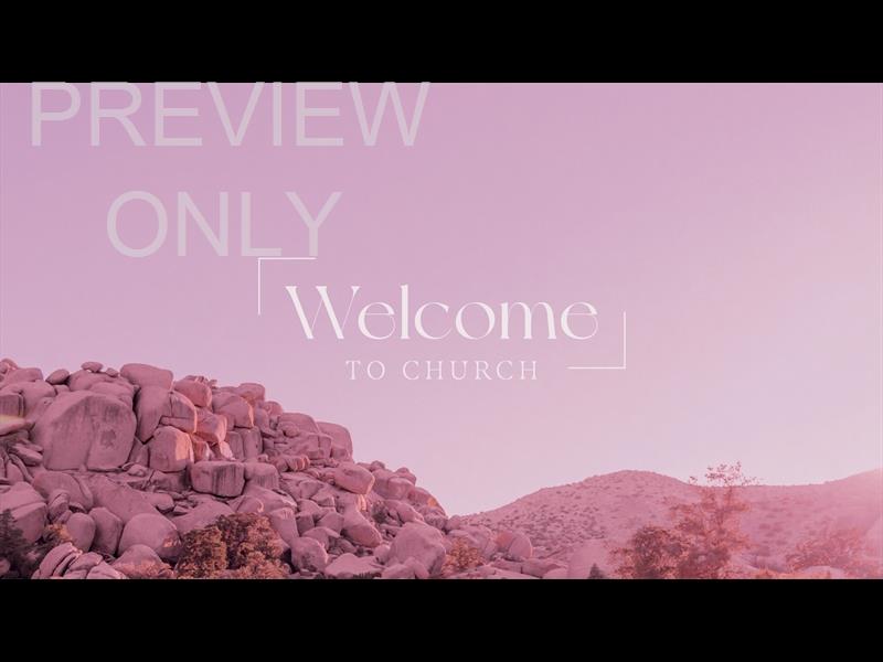 DESERT PINK WELCOME TO CHURCH