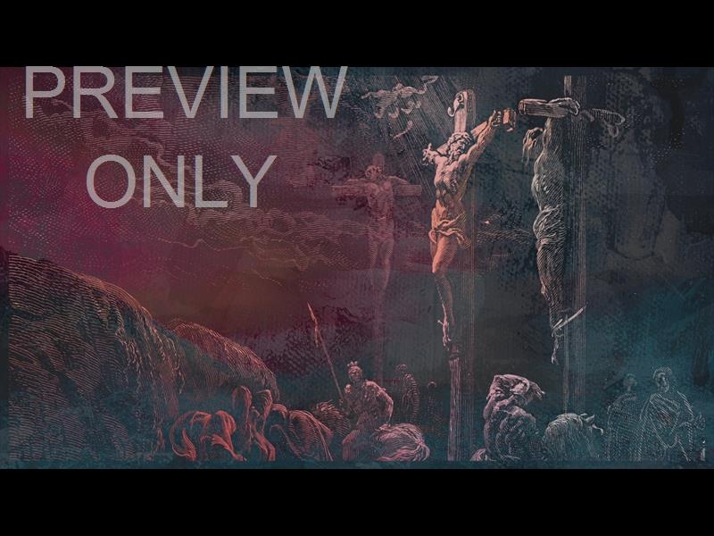 EASTER ETCHING - GOOD FRIDAY WORSHIP STILL 1