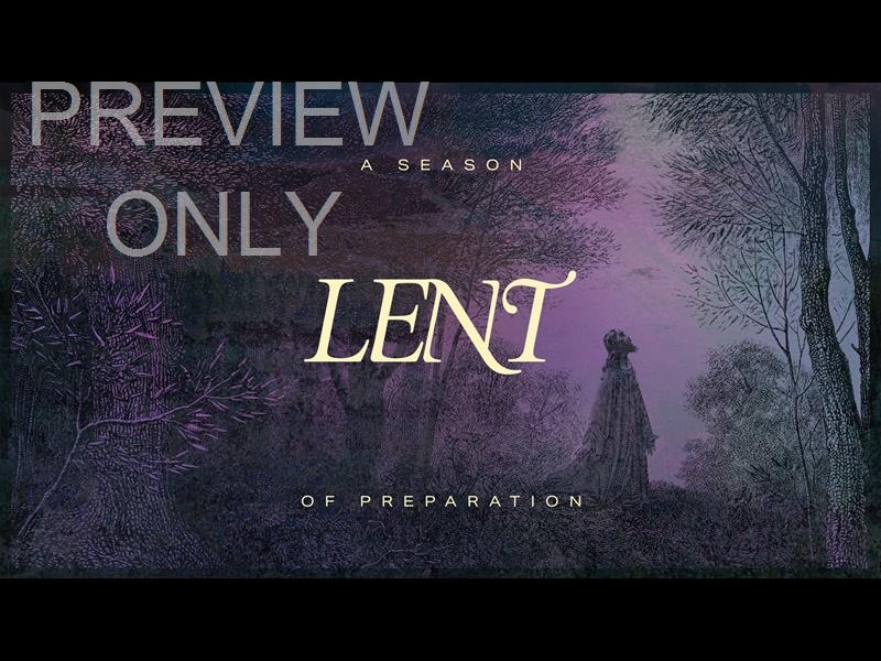 EASTER ETCHING - LENT TITLE STILL