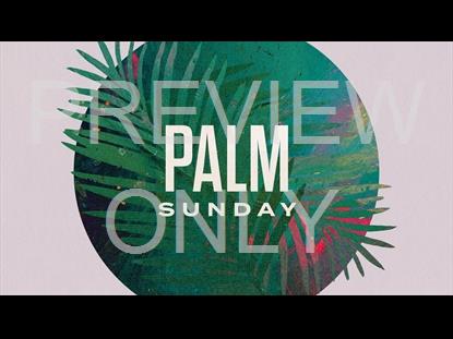 EASTER PAINT PALM SUNDAY