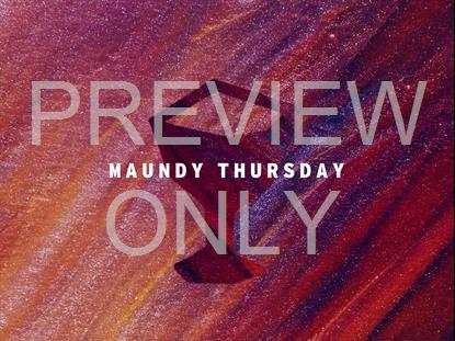 GLITTERVERSE EASTER MAUNDY THURSDAY TITLE