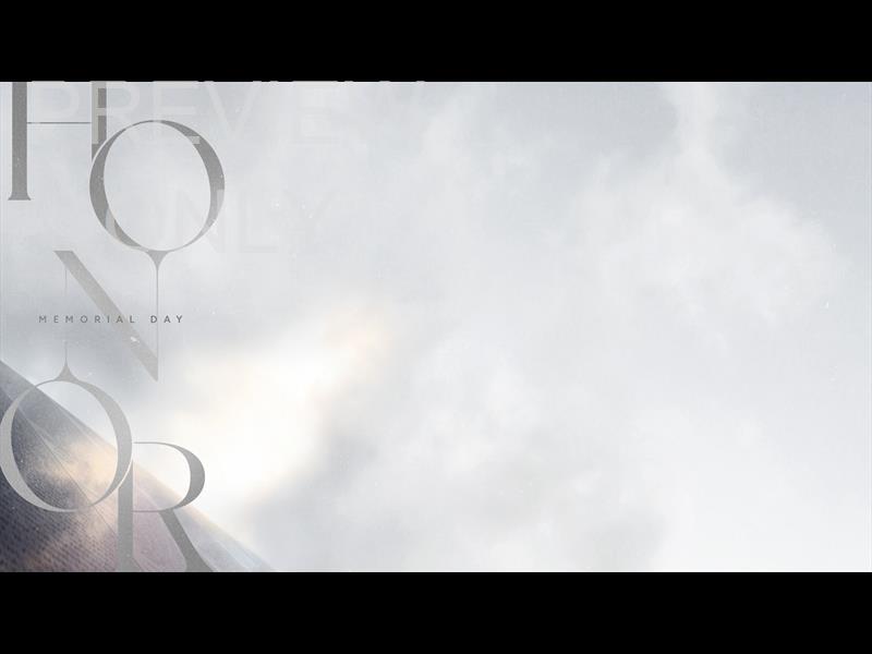 HONOR - MEMORIAL DAY: ALT 1 STILL