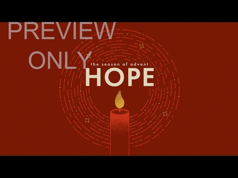 LIGHT LINES ADVENT HOPE STILL