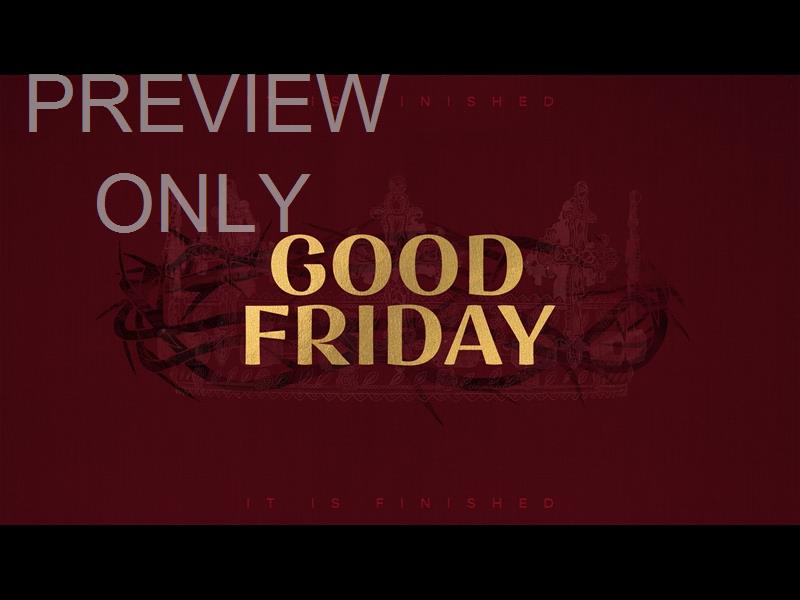 SAYINGS OF EASTER - GOOD FRIDAY TITLE STILL