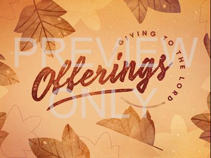 STAMPED LEAVES OFFERINGS