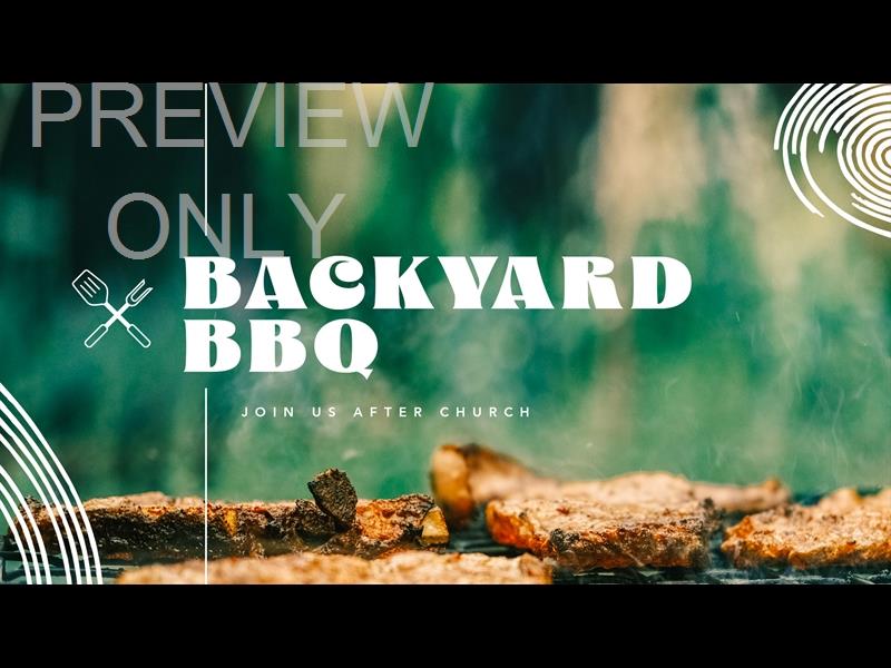 SUMMER SUN BACKYARD BBQ STILL