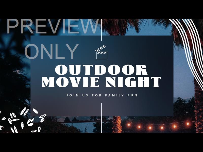 SUMMER SUN OUTDOOR MOVIE NIGHT STILL