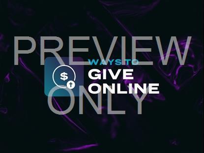 WAYS TO GIVE ONLINE