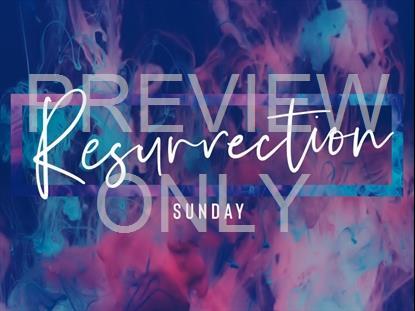 ACRYLIC RESURRECTION SUNDAY STILL