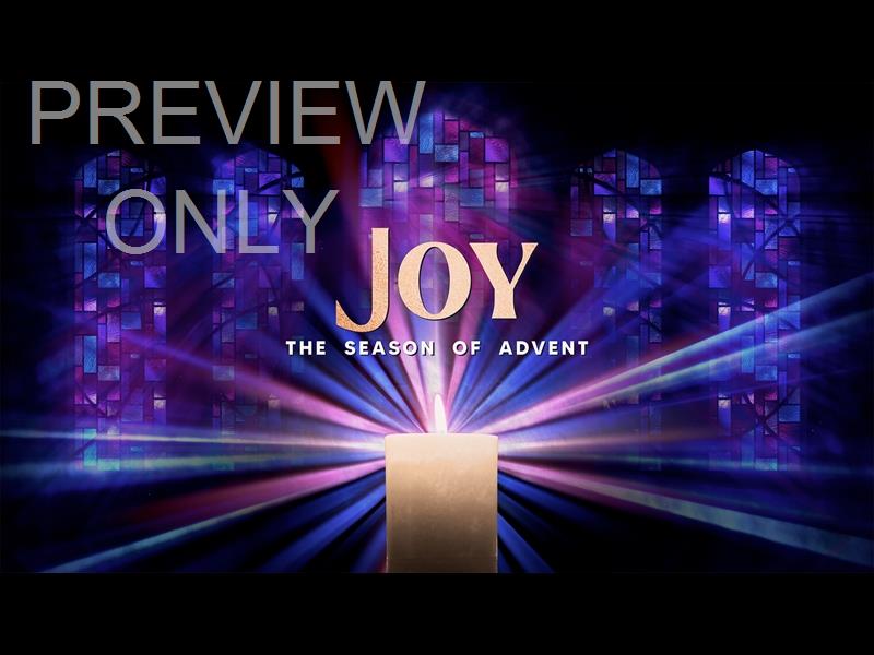 ADVENT STAINED GLASS JOY STILL