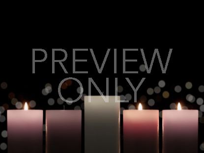 ADVENT CANDLELIGHT JOY CANDLES