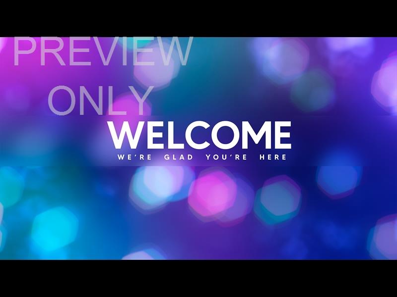 BOKEH LIGHT WELCOME STILL