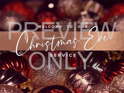 CHRISTMAS BULBS CHRISTMAS EVE