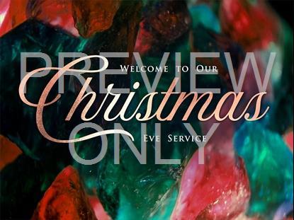 CHRISTMAS GLASS CHRISTMAS EVE STILL