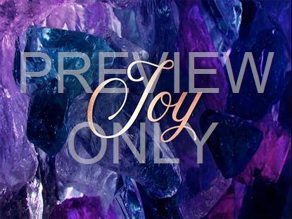 CHRISTMAS GLASS JOY STILL