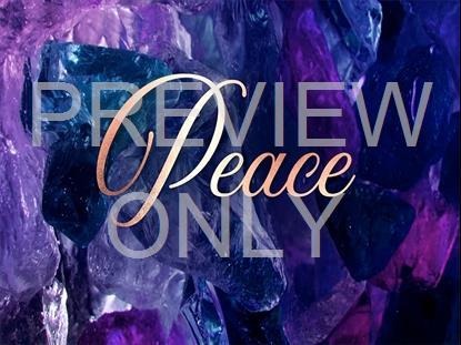 CHRISTMAS GLASS PEACE STILL