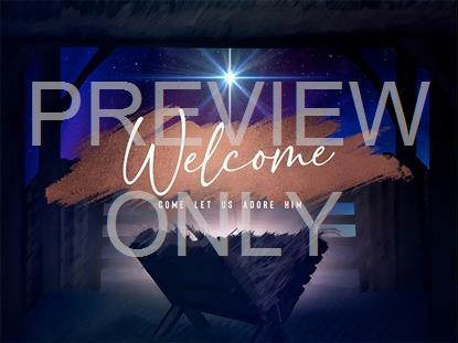 CHRISTMAS HOPE WELCOME STILL