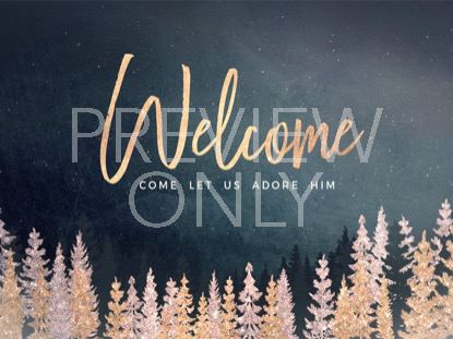 CHRISTMAS SPARKLE WELCOME CHRISTMAS STILL