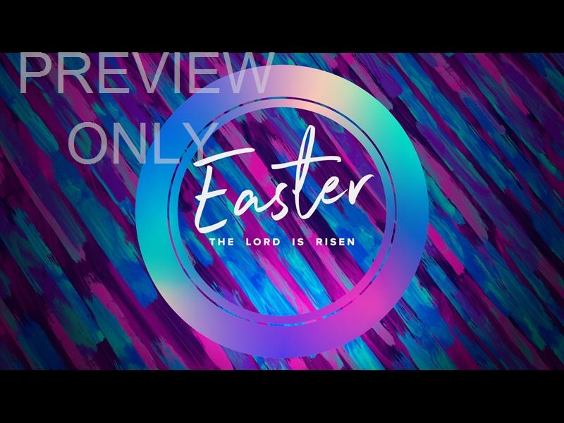 COLOR BRUSH EASTER STILL