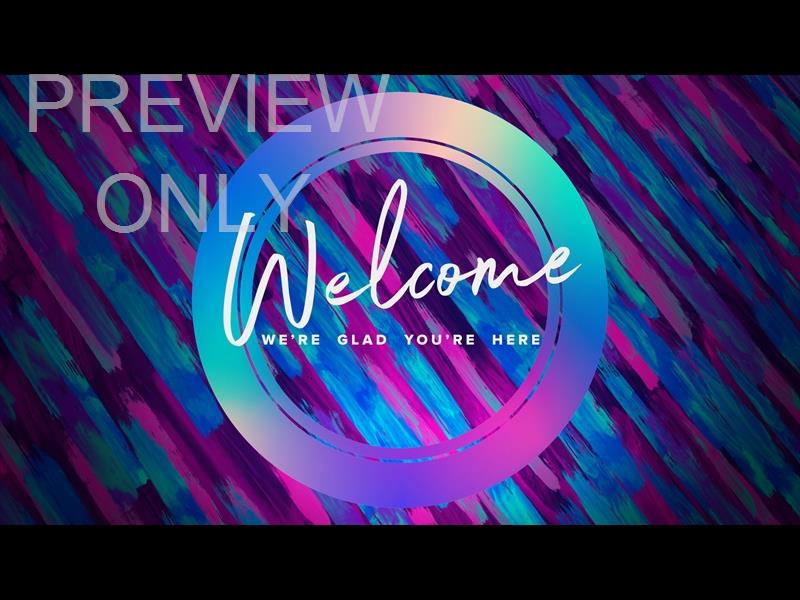 COLOR BRUSH WELCOME STILL