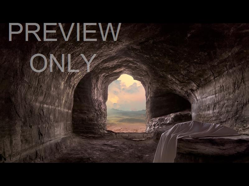 EASTER STORY INSIDE TOMB STILL