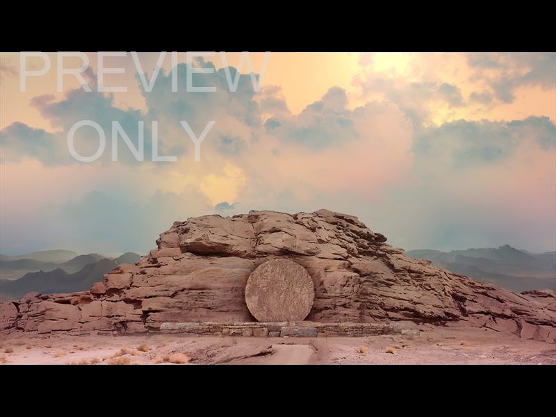 EASTER STORY TOMB CLOSED STILL