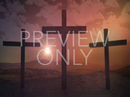 EASTER RISEN 5 CROSSES