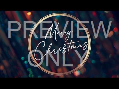 HOLIDAY BOKEH MERRY CHRISTMAS