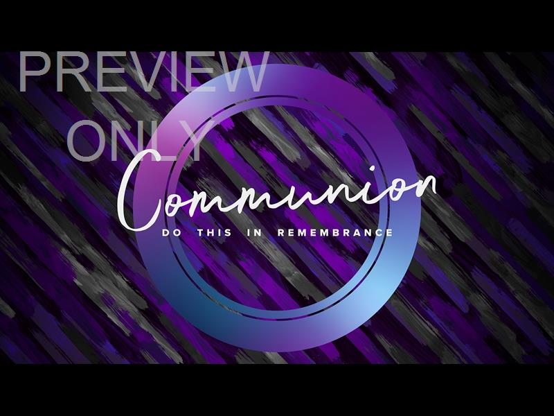 LENT COLOR BRUSH COMMUNION STILL