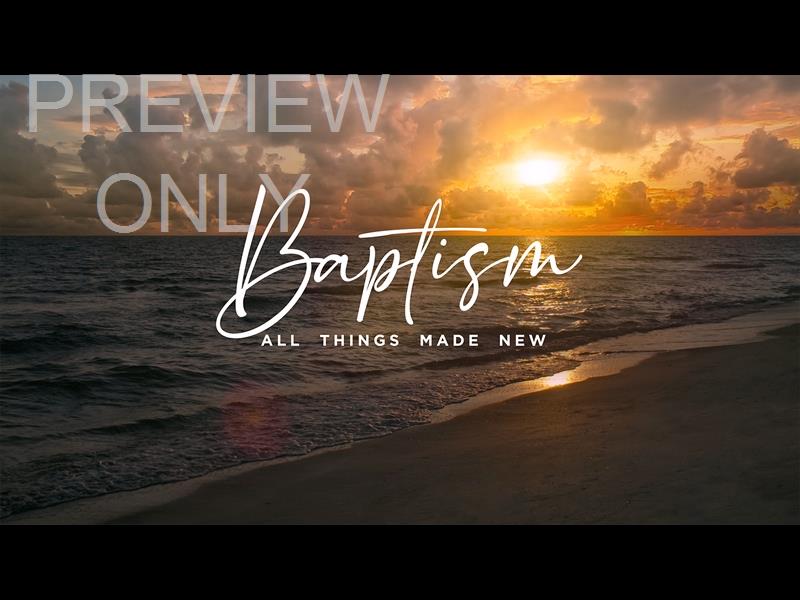 SUNSET BEACH BAPTISM STILL