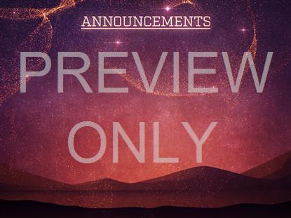 BEHOLD ANNOUNCEMENTS STILL