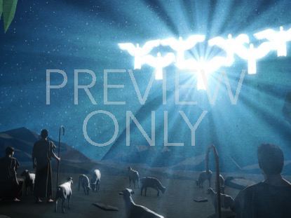 BETHLEHEM NIGHT SHEPHERDS ANGELS