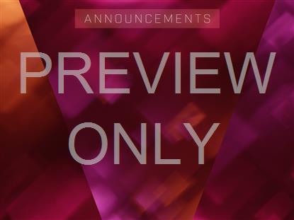 BOKEH SHAPES ANNOUNCEMENTS