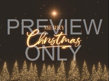 CHRISTMAS GOLD PINES MERRY CHRISTMAS