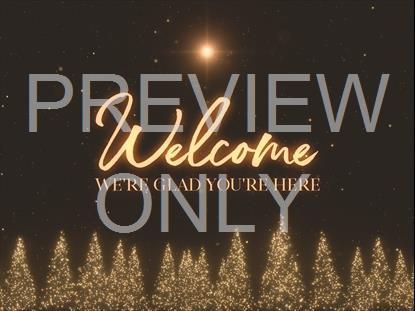 CHRISTMAS GOLD PINES WELCOME