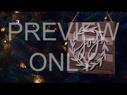 CHRISTMAS PINES JOY ORNAMENT