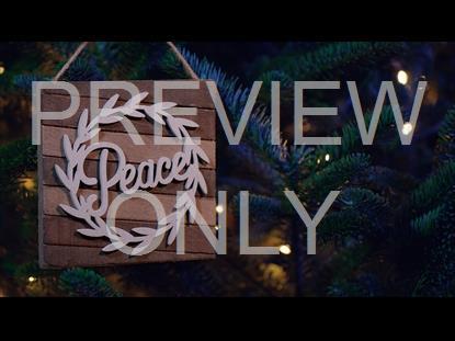 CHRISTMAS PINES PEACEORNAMENT