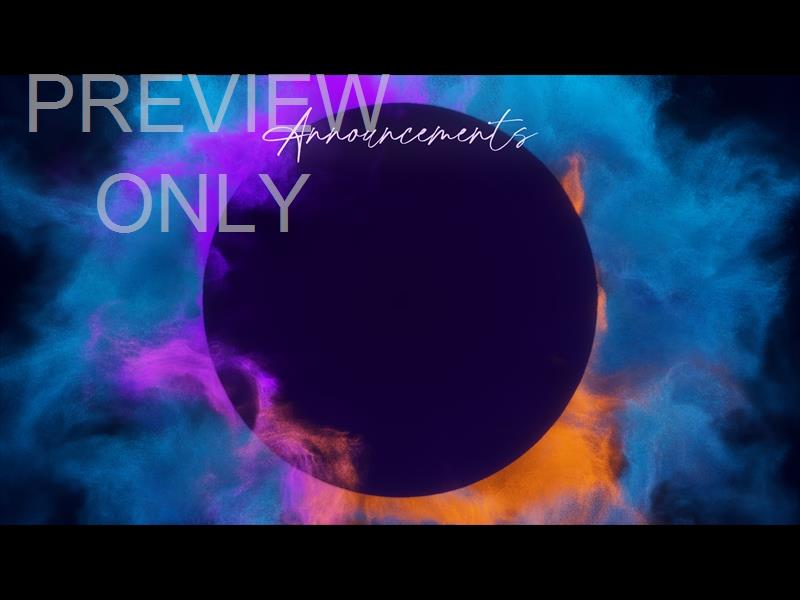 COLOR BLAST: ANNOUNCEMENT STILL