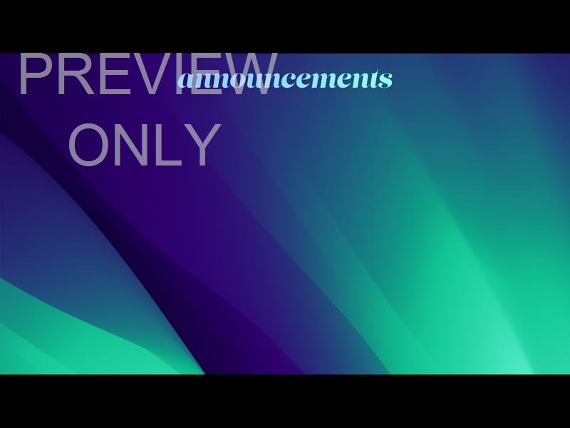 COLOR FLOW ANNOUNCEMENTS STILL